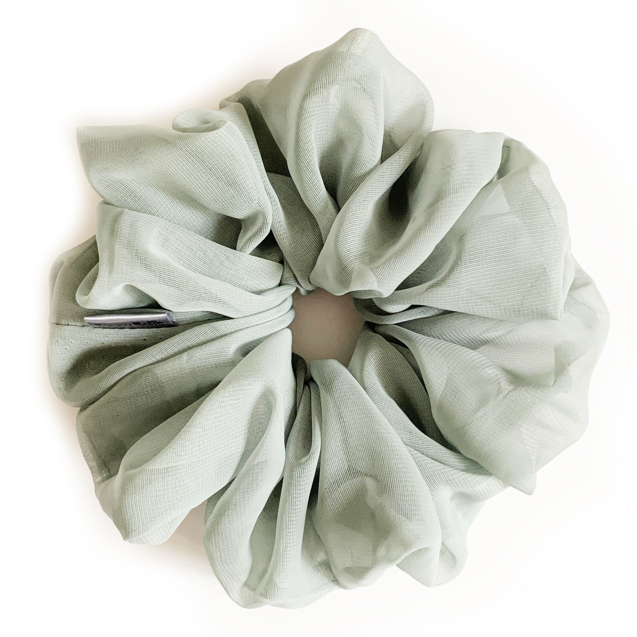 Scrunchie Chiffon Sage color