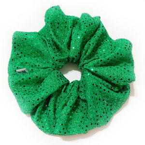 Scrunchie Glitter Green color