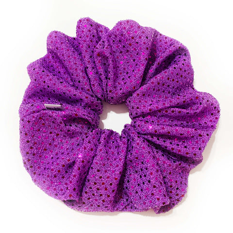 Scrunchie Glitter Purple color