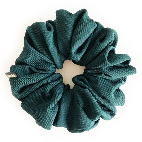Scrunchie Knit Waffle Green Color