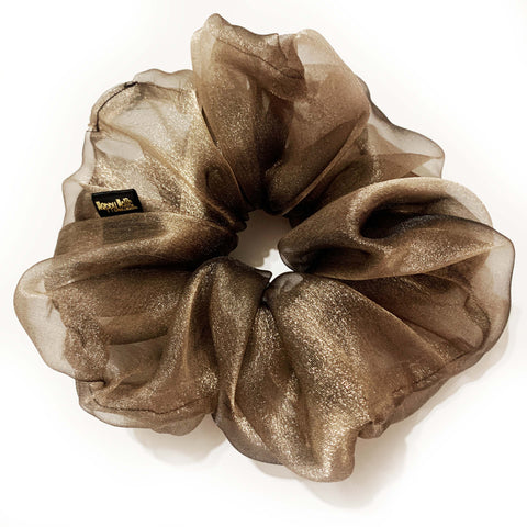 Scrunchie Organdy Bronze color