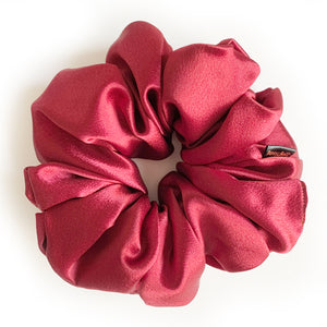 Scrunchie Premium Satin Bordeaux color