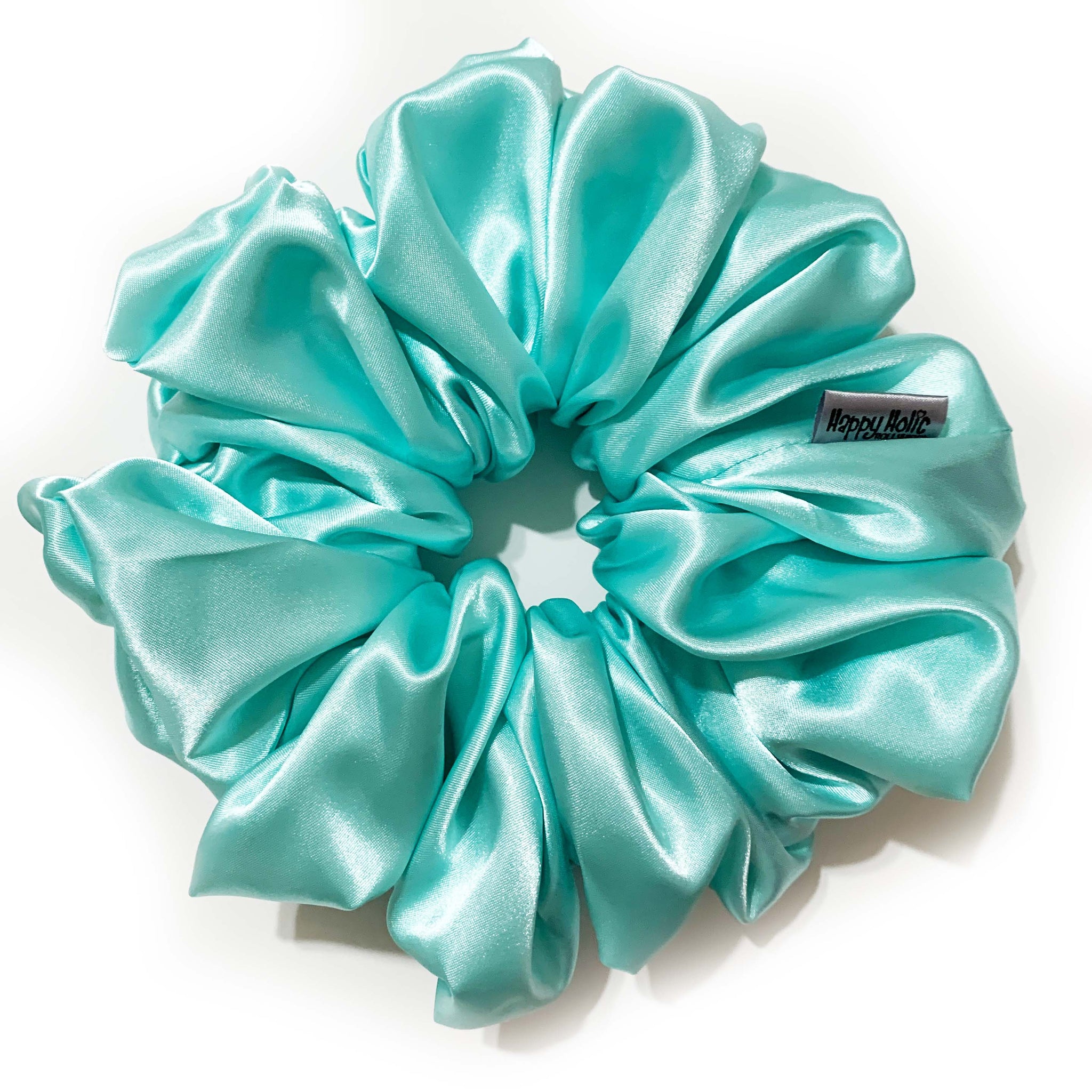 Scrunchie Satin Ice Blue color