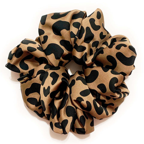 Scrunchie Satin Leopard color