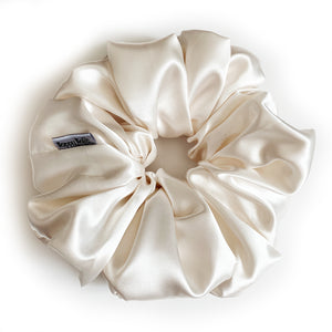 Scrunchie Satin White color