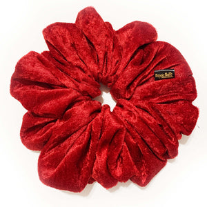 JAMBO size Scrunchie Velvet Bordeaux color